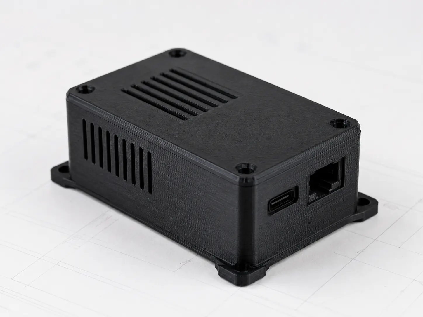 Надрукований корпус для ESP32 з отворами під роз’єми